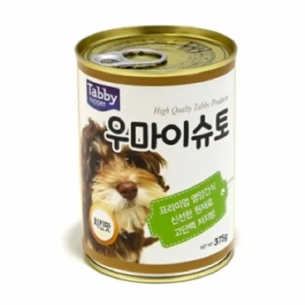 [쌤] 애견간식 반려견선물 강아지캔 375g 치킨 24개입, 고객만족 1