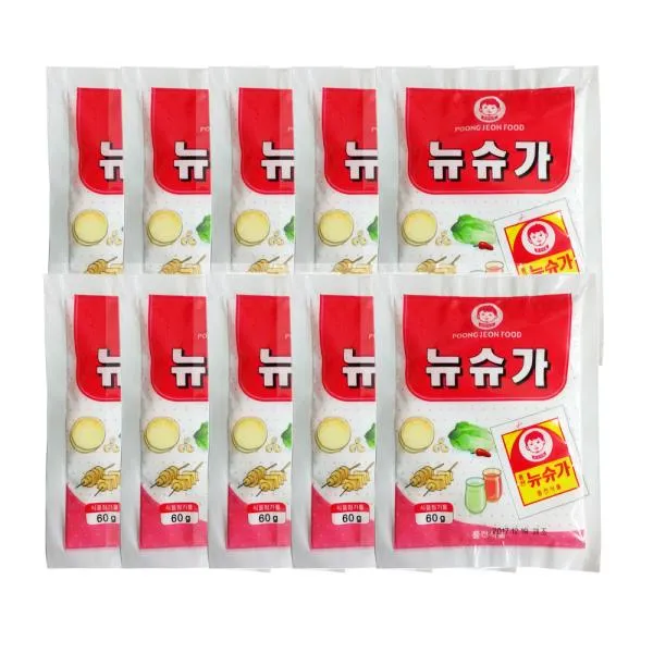 뉴슈가 60g10개 포도당 제로칼로리 옥수수삶기 설탕 요리당 강한단맛 사카린 인공감미료 정품상품선택1개