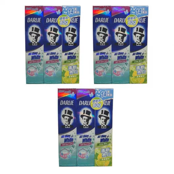 홍콩 달리 치약 올샤이니 솔트검케어 140G 6개 80G 3개