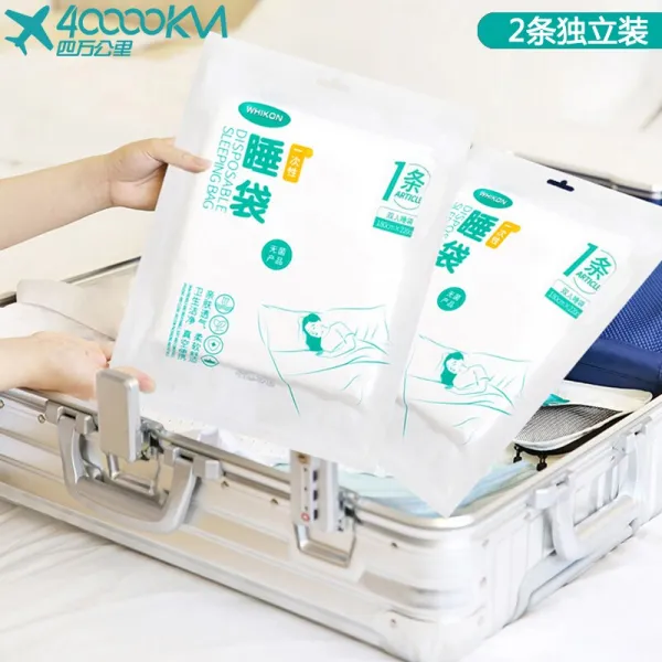 4 만 킬로미터 거리 더러 운 침낭 일회 성 2 인 호텔 호텔 여행 출장 침대방 생리대 간척 SW7097 3 개