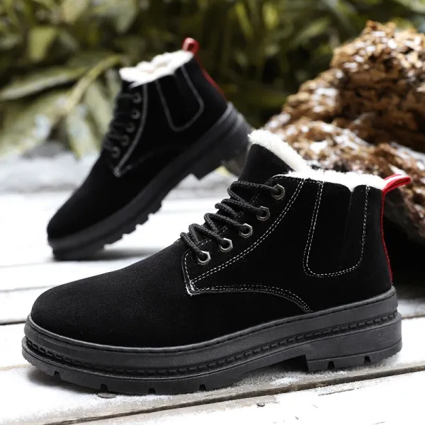 이레 남성용 겨울 기모 캐주얼 신발 Sq