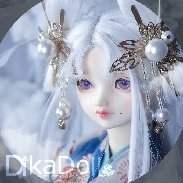 DK13BJD SD 여성 어린애 65맏딸 조용함 스타일링 2연라, 히야키 누드  _얼굴 화장
