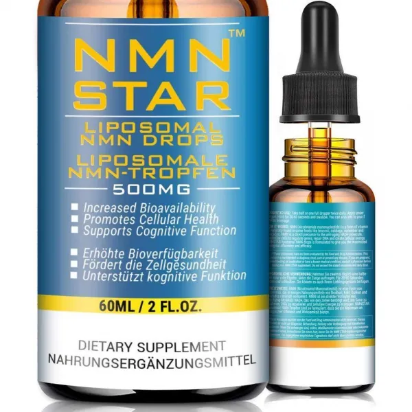 [수입] Ultra High Liposomal NMN 강하 500mg 수리를 NAD 수치 적 성능 30일 공급용 Nicotinamide Mononucleotide 제(1병), 수량, 상세참조