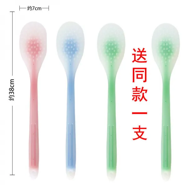 단추 장염 박자 홍역판 실리콘 쇼트 엘로 손바닥형 경락 치다 신기 가정용 양생 뇌음 모래, 38cm3 개 포장 발네 갈래
