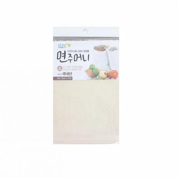 인터프라자 set 바른 면주머니 소 10개 면보 국물백 보자기