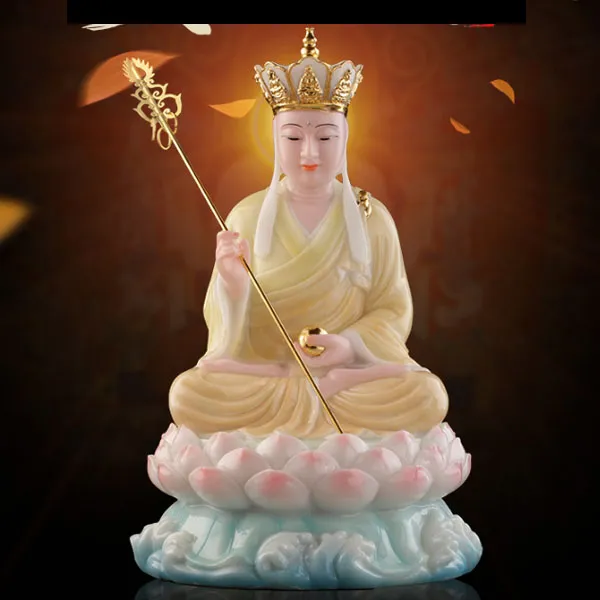불교용품 옥석 지장왕 지장보살 좌불상