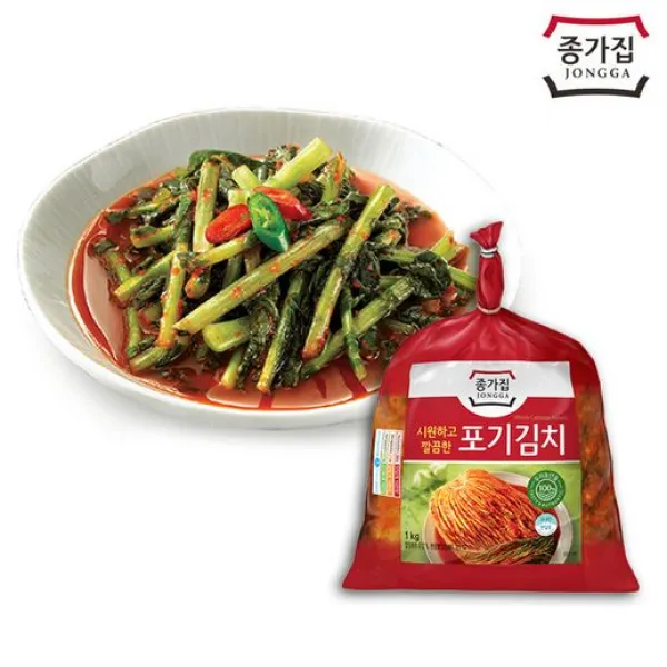 [종가집] 외식용 열무김치 5kg + 포기김치 1kg, 종가집열무김치 5kg+포기김치 1kg