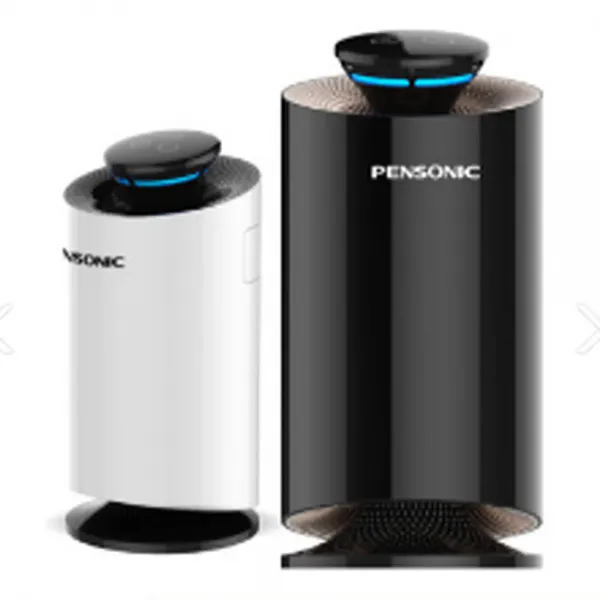 PENSONIC 모기 퇴치기 강력 흡입식 자외선광파 유인 공기정화 UV살균 화이트 블랙 선택, 133×133×245mm