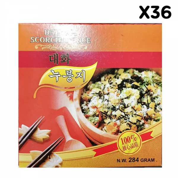 FK 대화 찹쌀 누룽지 284g X36 간편음식 누룽지 눌은밥 끼니대용 즉석음식 아침간편식 간편아침