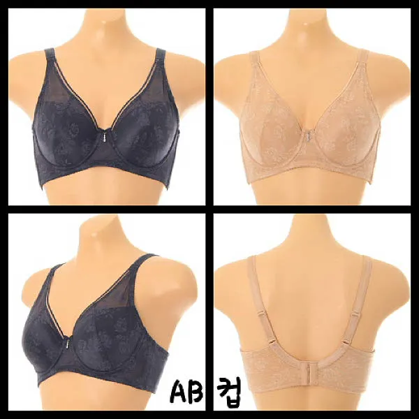 [현대백화점][ 비너스 ] 옆날개가 넓어 등라인이 매끈 부유방브라 벌어진가슴브라 풀컵보정브라 AB컵 (V