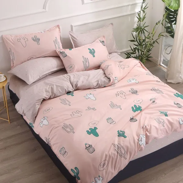 차렵이불 이불 겨울이불 순면 학생기숙사 싱글 6종 이불솜 봄가을 여름 요매트 풀세트 4종세트 C13 북유렵풍 정