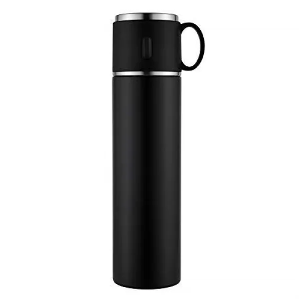 Colocup 물병 580ml 진공 단열 攜帶 텀블러 이중 구조 뚜껑 보온 보냉 유용성 좋은 블랙 블랙