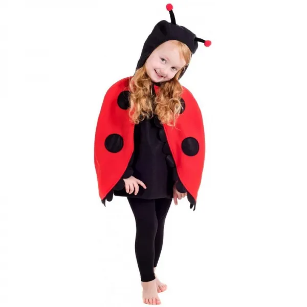 재미 판잣집 빨간 딱정벌레 변장 용 큰 소년과 소녀 단일상품