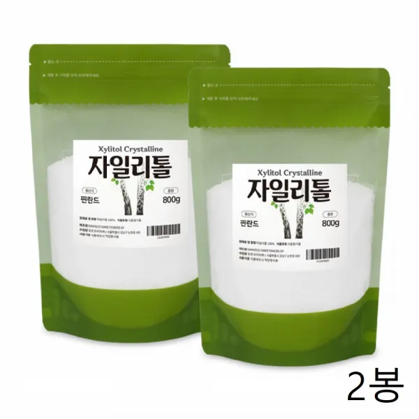 자일로분말 단맛대용 설탕대체 자일리톨크리스탈 핀란드산 800g 2봉