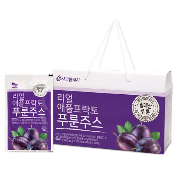 리얼애플프락토 푸룬주스, 80ml, 30개