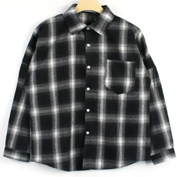 행복쇼핑_ 여자옷 여성용의류 여성용 봄가을 패션의류 오버핏 그라데이션 남방 셔츠 여성의류 W47498b