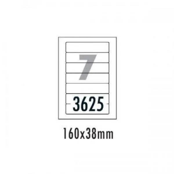 LMR220697(나니아)화일인덱스용라벨 18AO폼텍 LS-3625 (100매/7칸)/주소용라벨/바코드라벨/기타라벨/화일인덱스라벨/라벨지