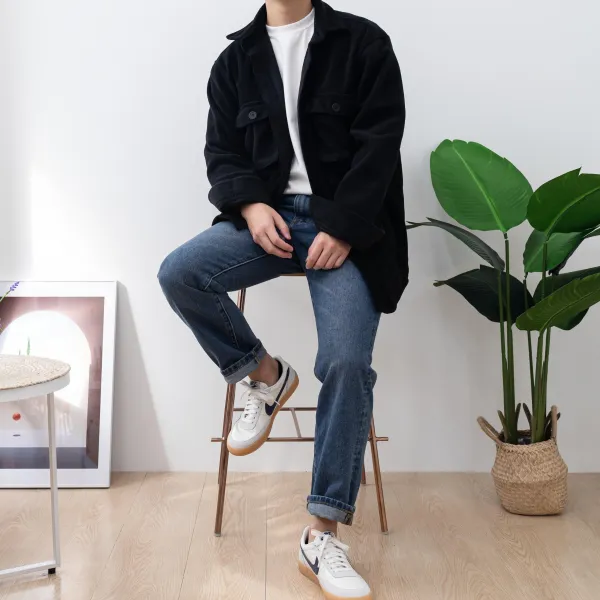 남정네-폴라플리스무지자켓