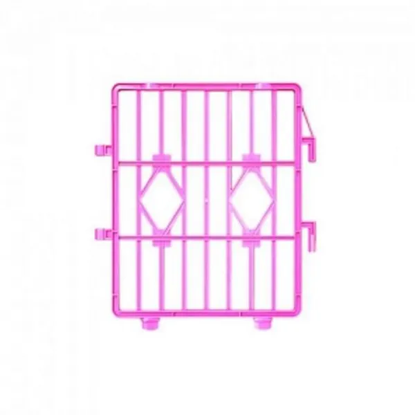 밀레몰 애견철문 고급 캐슬 핑크 울타리 12p 강아지안전문 강아지 고양이