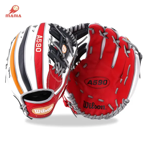 윌슨 내야 야구글러브 A590 20d33 최정모델 무료길들이기 남+백+적+갈