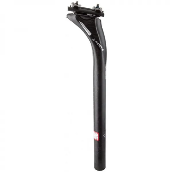 전속력 전방 FSA K-Force MTC Di2 도로 / 산악 자전거 싯 포스트-블랙 로고 (31.6 x 350mm-SB32)
