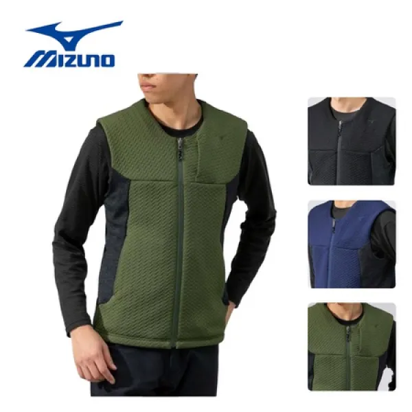 ！미즈노 mizuno 발열×전열.약10초에 따뜻하게 하는 경이적인 열전도율！레스 사모 사모 브리도베스토[맨, XL
