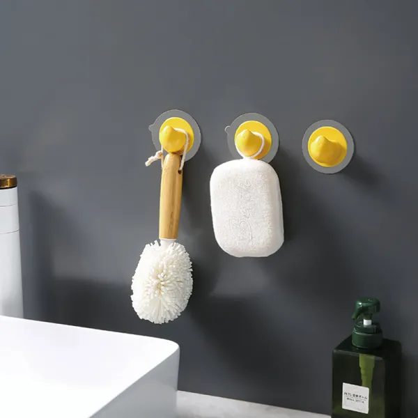 벽걸이 형 매끄러운 옷걸이 duckbill duck tail shape holder 후크 스토리지 랙 공간 보호기 음소거 포스트 문 뒤 판매, 단일옵션선택개