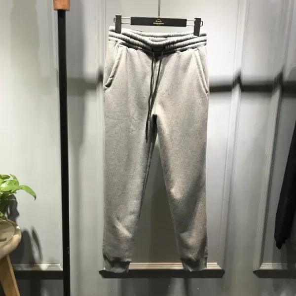 화로 반 포근함 일단 좋다 화물 두꺼운 두터운 융털 램스울 캐주얼바지 보온 한참이나 혼란 츄리닝바지 트렌드 남자