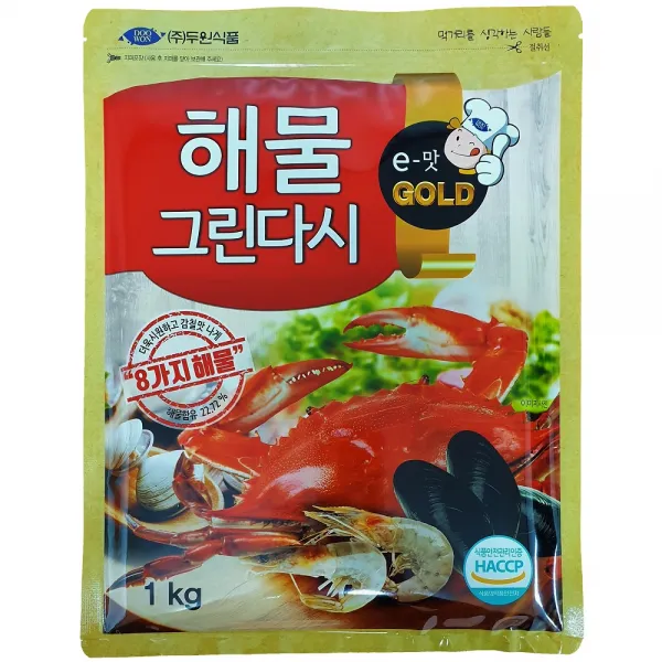 두원식품 해물 그린다시, 1kg, 1Ea