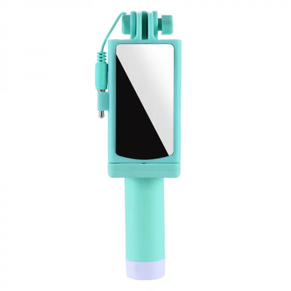 Oppor9skt 셀카봉 카메라 0pp0 통용 형opo 휴대 핸드폰 자기 패거리 장대 Op 박하 그린 미니 셀카봉