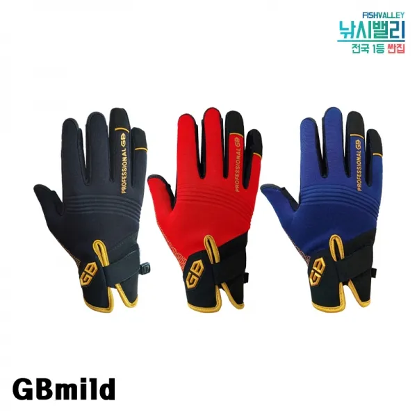 GB장갑 네오티타늄 글로버 GB-F203 겨울낚시장갑, 블랙