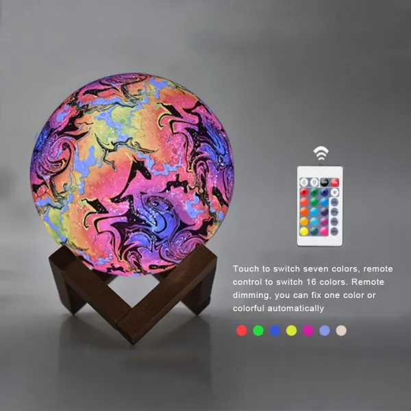 3d Led 문 램프 Usb 충전식 터치/원격 제어 조정 가능한 Led 밤 빛 침실 테이블 달빛 홈 장식 Dropship 01_중국 오류시 연락주세요