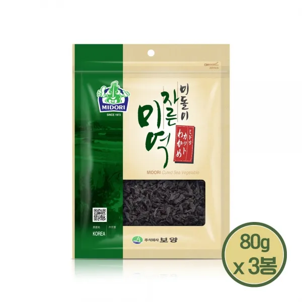 미돌이 자른 건미역 80gX3팩＋ (여수 금산도), 240g, 단일상품