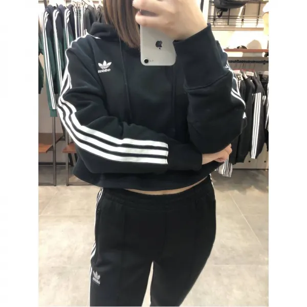 아디다스오리지널 아디다스오리지널 W몰 여성크롭후드 Ed7555 Ed7554