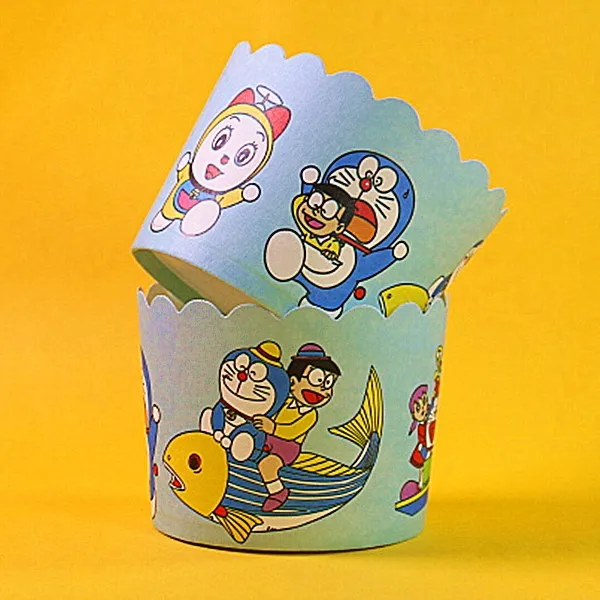 Dec.07 764번 양면 종이컵 골드 종이컵 내 고온 머핀 컵 치풍지 토마핀 컵 실버 롤업 종이컵Z, 오렌지 레 드 블 루 고양이 라 지.