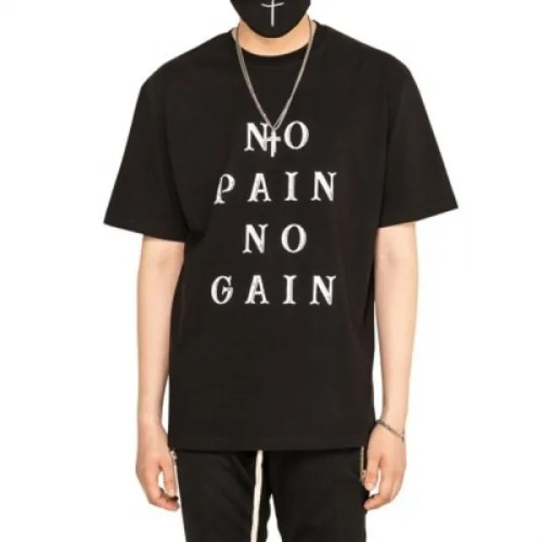 [텐바이텐] UNISEX NO PAIN NO GAIN T-SHIRT BLACK