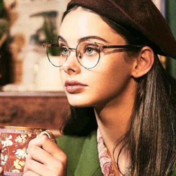 [텐바이텐] AMY rosegold 안경 얇은 보잉 원시 오피스_(1737253)