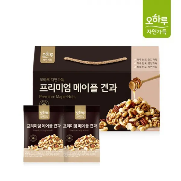 [오하루 자연가득] 프리미엄 메이플견과 1박스, 없음, 상세설명 참조