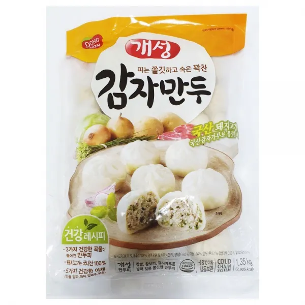 동원 개성감자만두 1.35kg, 25개, 1350g