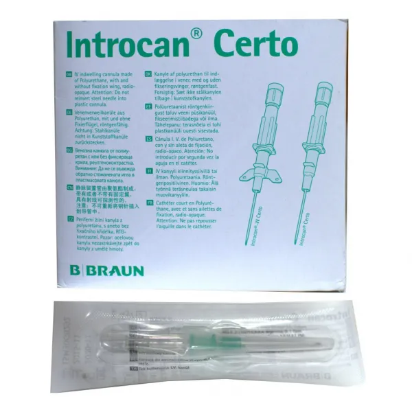 비브라운 인트로칸 서토 IV정맥카테타 모음 50개입, 2. 20G