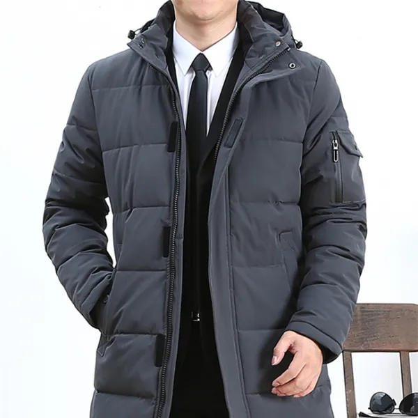 빅피플 후드 달린 남자 빅사이즈 패딩 Pm68