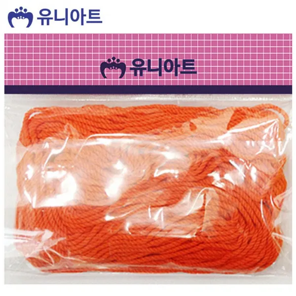 Clovert87 유니아트 실 6000 칼라 면사 주황 단일상품