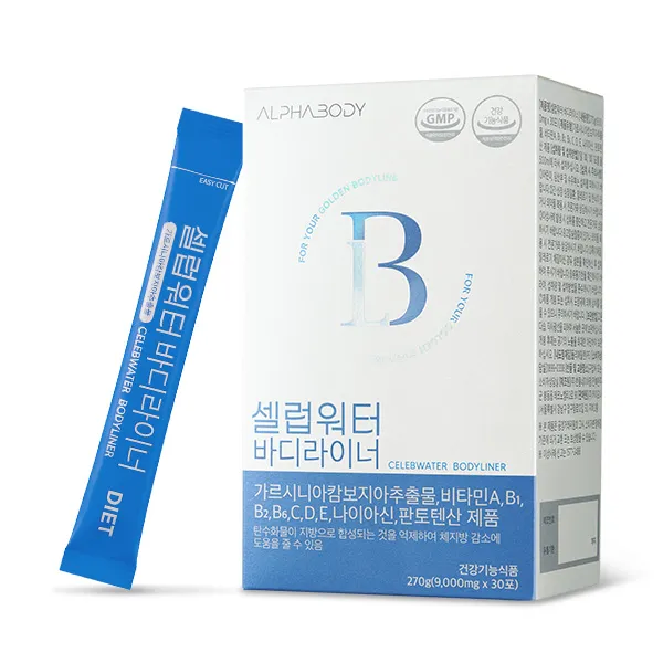  알파바디 셀럽워터 바디라이너 다이어트 멀티비타민 활력 1박스 30포