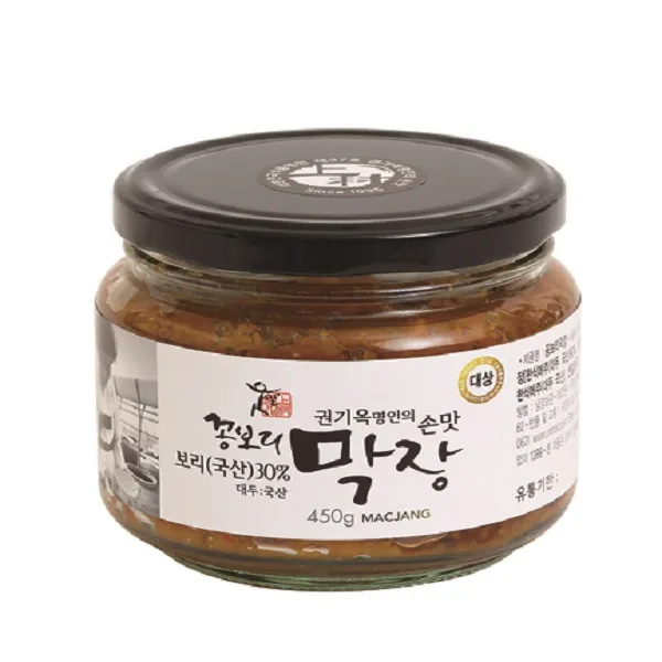 웃말 상촌식품 권기옥 명인의 손맛 꽁보리막장 450g(유리병), 1개