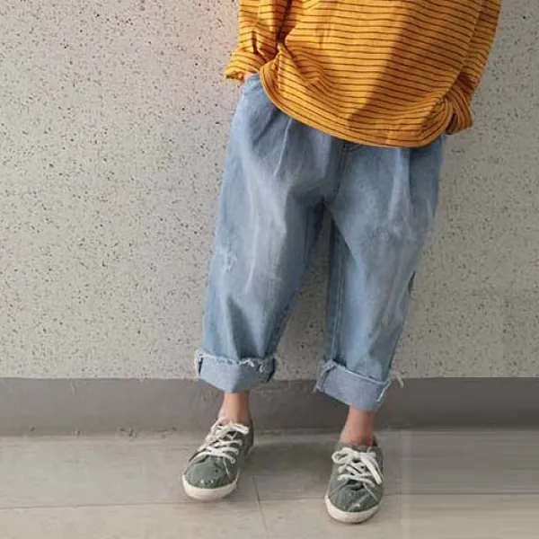 소년마켓 네츄럴워싱 9부 롤업청
