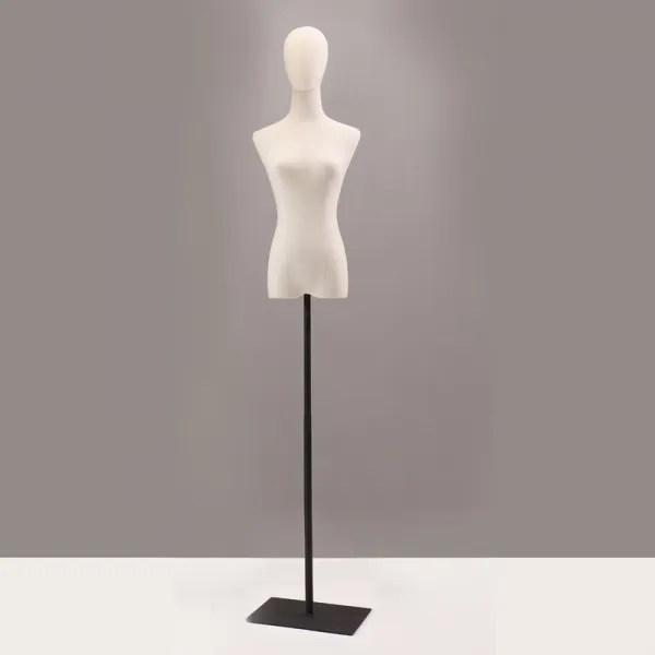 마네킹 옷가게 여성패션 진열창 반신 T01 철판 패브릭 헤드아님 손달림