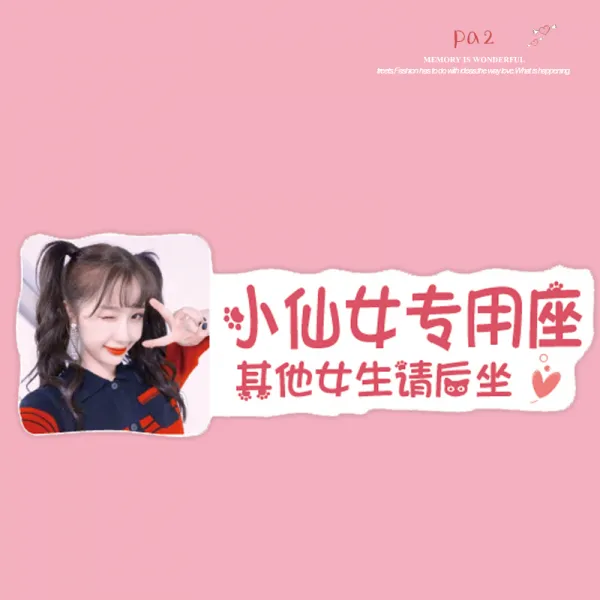 사진접대 마누라 전용카 스티커 며느리 알림 조수석서 음식구입 출근용 창의적 자동차 인테리어, pa2어린선녀 커스텀 프로필 문자