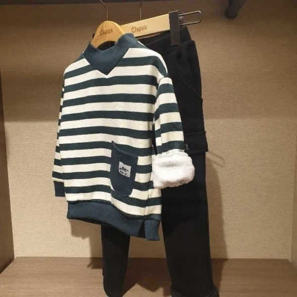  치크 Nc05 남아포켓융기모 맨투맨 Ckma19w01