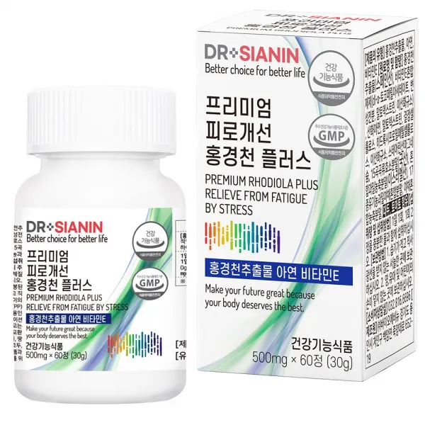 닥터시아닌 프리미엄 피로개선 홍경천 플러스, 60정, 1개