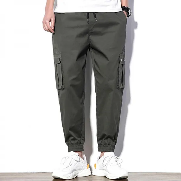 패션이루 루즈핏 밴딩 카고 바지